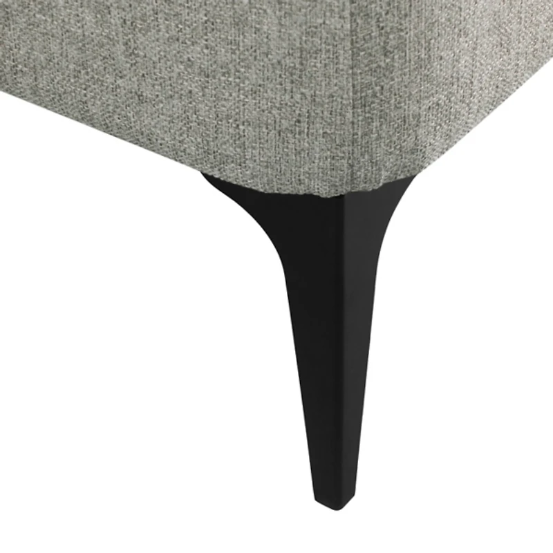 Ricardo Gray Woven Storage Bench