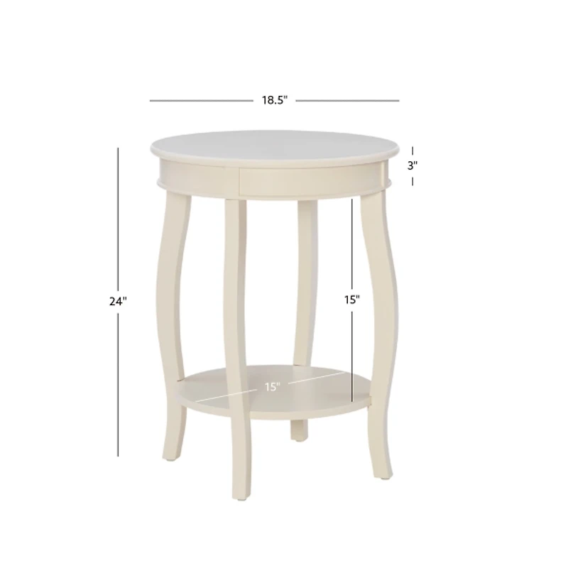 Merryweather Off White Accent Table