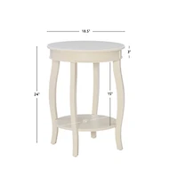 Merryweather Off White Accent Table
