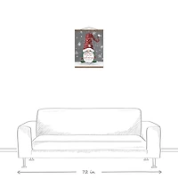 Personalized Gnome Teak Hanging Wall Plaque