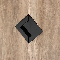 Rustic Oak Open Shoe Storage Cabinet