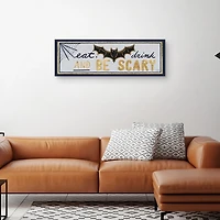 Eat Drink And Be Scary Halloween Wall Plaque