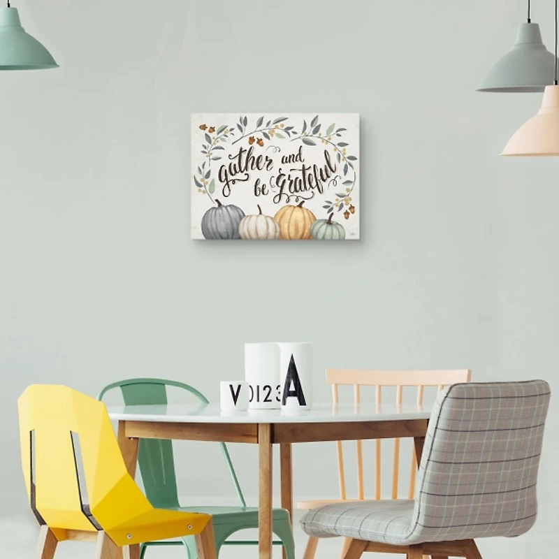 Gather and Be Grateful Halloween Wall Plaque