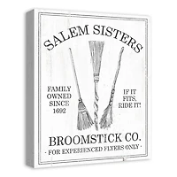 Salem Sisters Broomstick Co. Halloween Wall Art