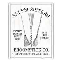 Salem Sisters Broomstick Co. Halloween Wall Art