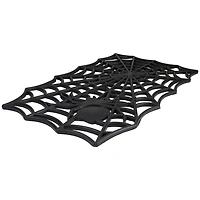 Black Spider Web Doormat