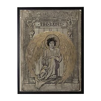 The Raven Book Cover Wall Plaque