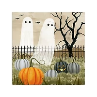 Haunting the Pumpkin Patch Canvas Art Print