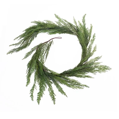 Alaskan Cedar Branch Garlands, Set of 2