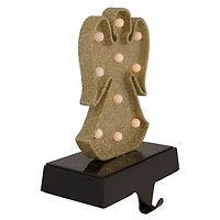 Pre-lit Angel Christmas Stocking Holder