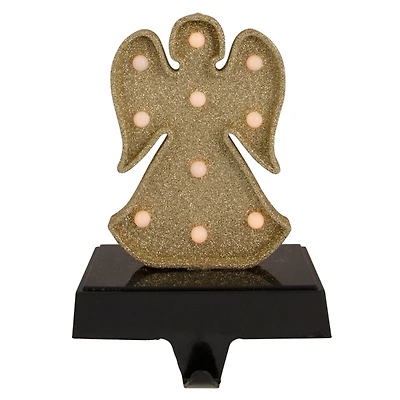 Pre-lit Angel Christmas Stocking Holder