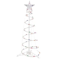 Pre-Lit White Spiral Christmas Tree, 3 ft.