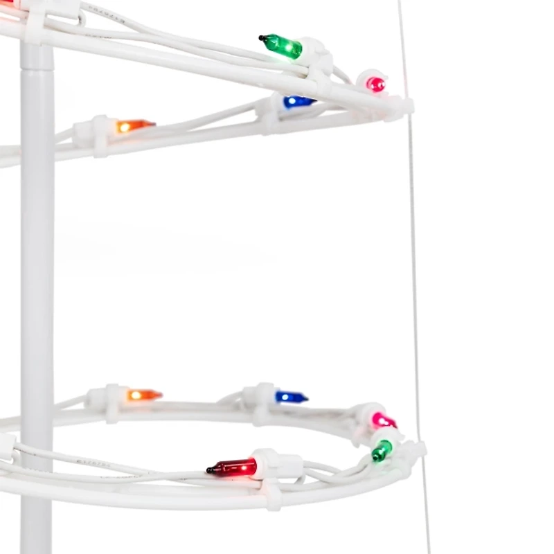 Pre-Lit White Spiral Christmas Tree, 3 ft.