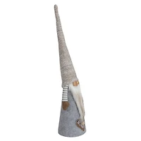 Blue and Gray Gnome Figurine