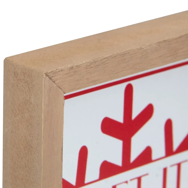 Merry Let It Snow 2-pc. Christmas Wall Plaque Set