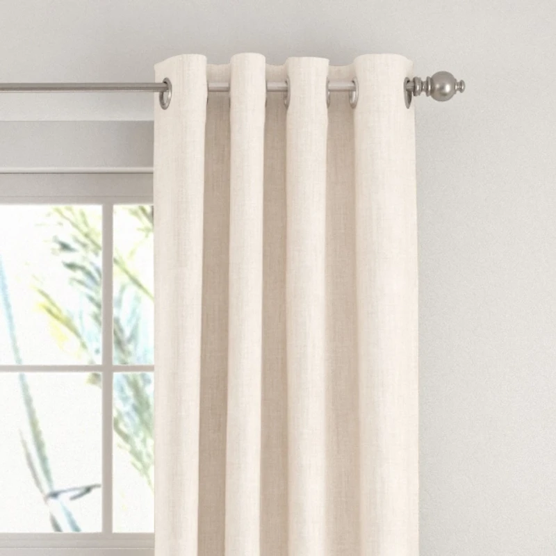 Beige Blackout Curtains, 84 in.