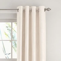 Beige Blackout Curtains, 84 in.