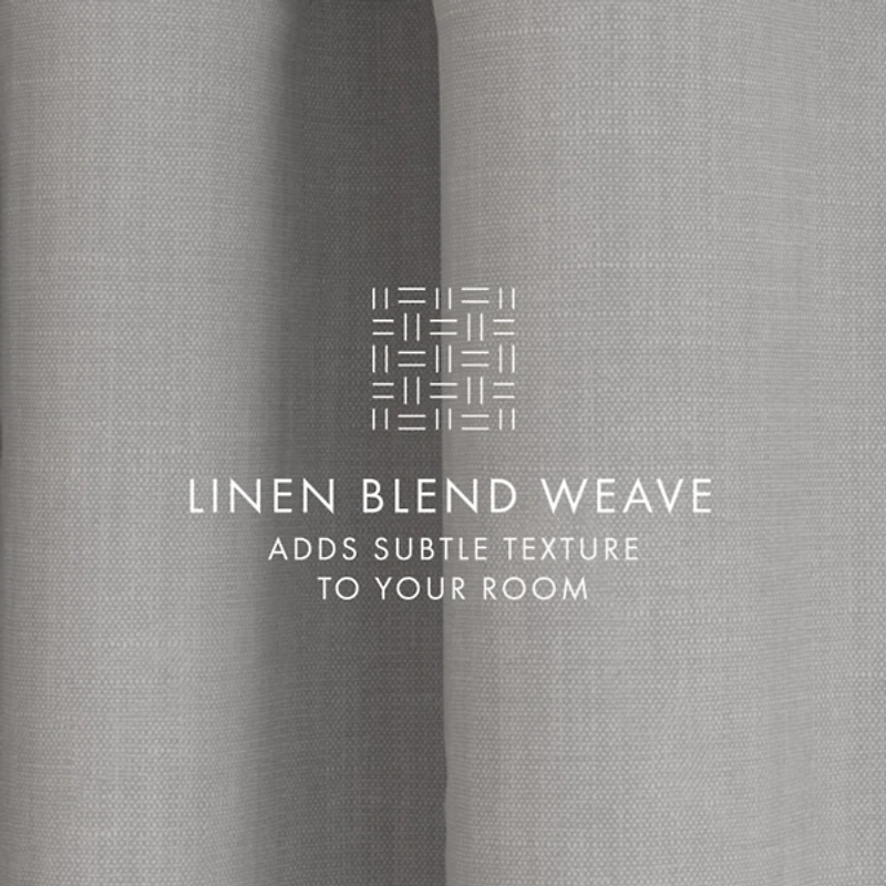 Gray Blackout Curtains, 84 in.