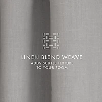 Gray Blackout Curtains, 84 in.