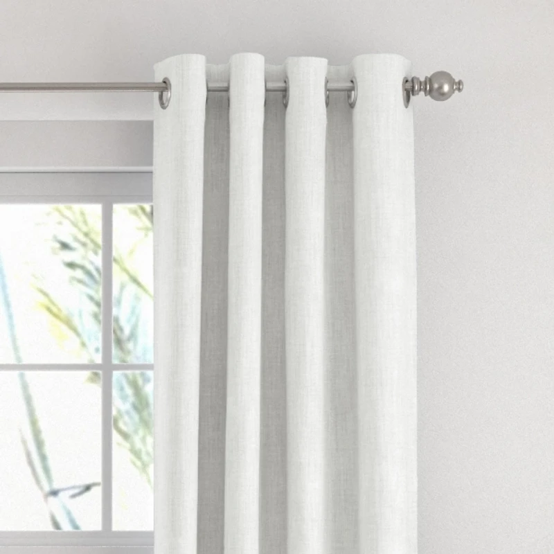 White Blackout Curtains, 84 in.