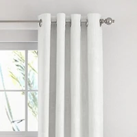 White Blackout Curtains, 84 in.