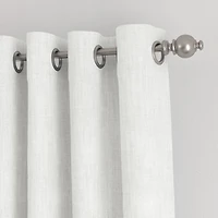 White Blackout Curtains, 84 in.
