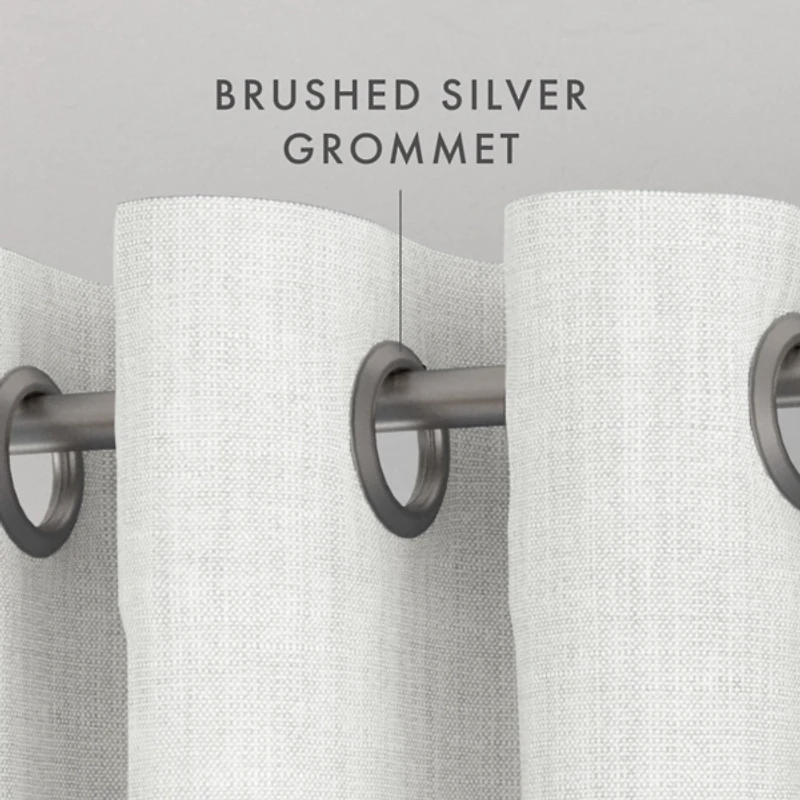 White Blackout Curtains, 84 in.