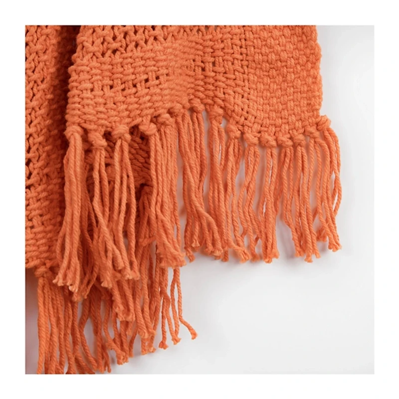 Cotton Tassel Throw