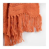 Cotton Tassel Throw
