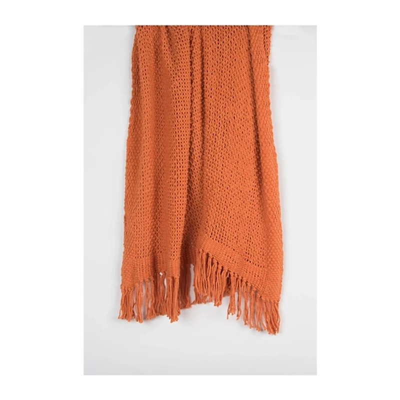 Cotton Tassel Throw