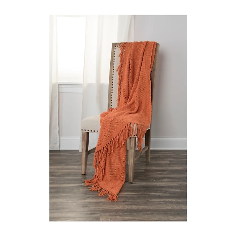 Cotton Tassel Throw