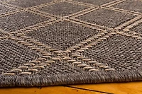 Brown Santorini Trellis Outdoor Area Rug, 6x9