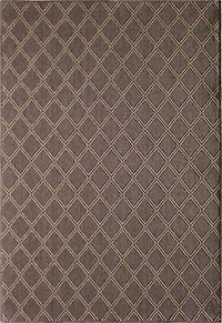 Brown Santorini Trellis Outdoor Area Rug, 6x9