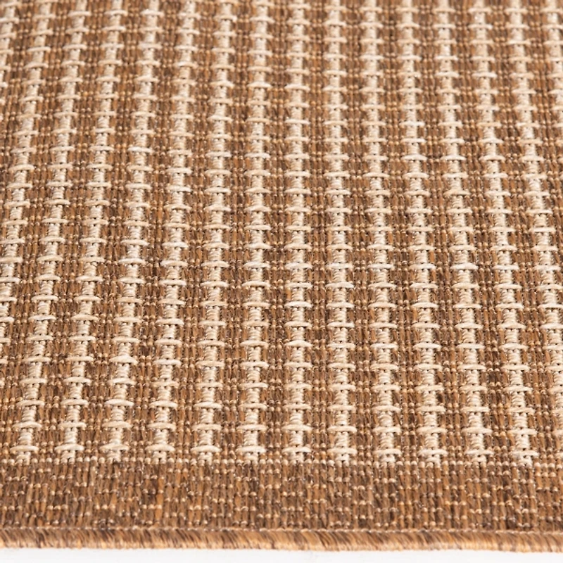 Tan Gather Indoor/Outdoor Area Rug, 5x7