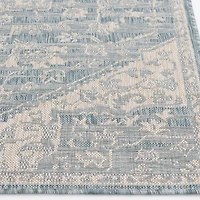 Sky Medallion Lava Indoor/Outdoor Area Rug