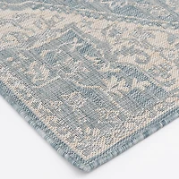 Sky Medallion Lava Indoor/Outdoor Area Rug