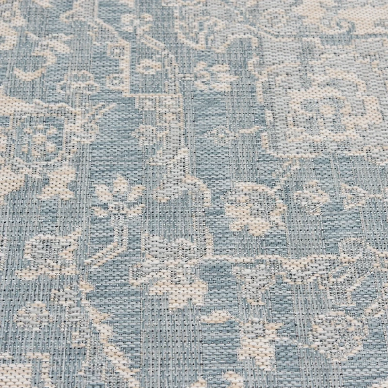 Sky Medallion Lava Indoor/Outdoor Area Rug