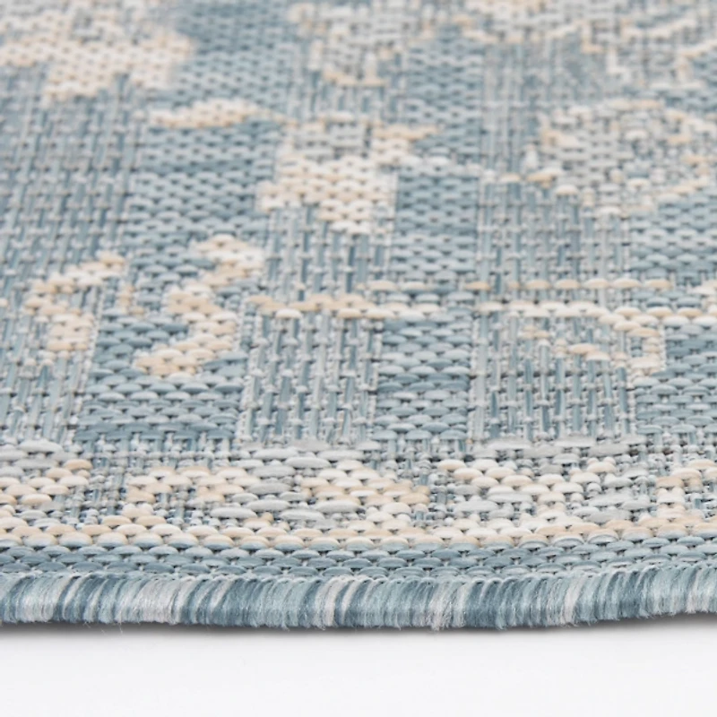 Sky Medallion Lava Indoor/Outdoor Area Rug