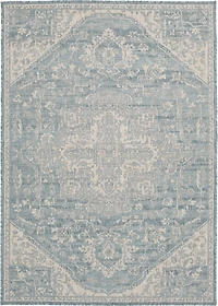 Sky Medallion Lava Indoor/Outdoor Area Rug