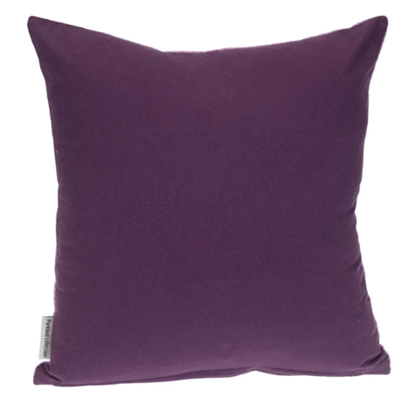 Purple Textured Velvet Pillow