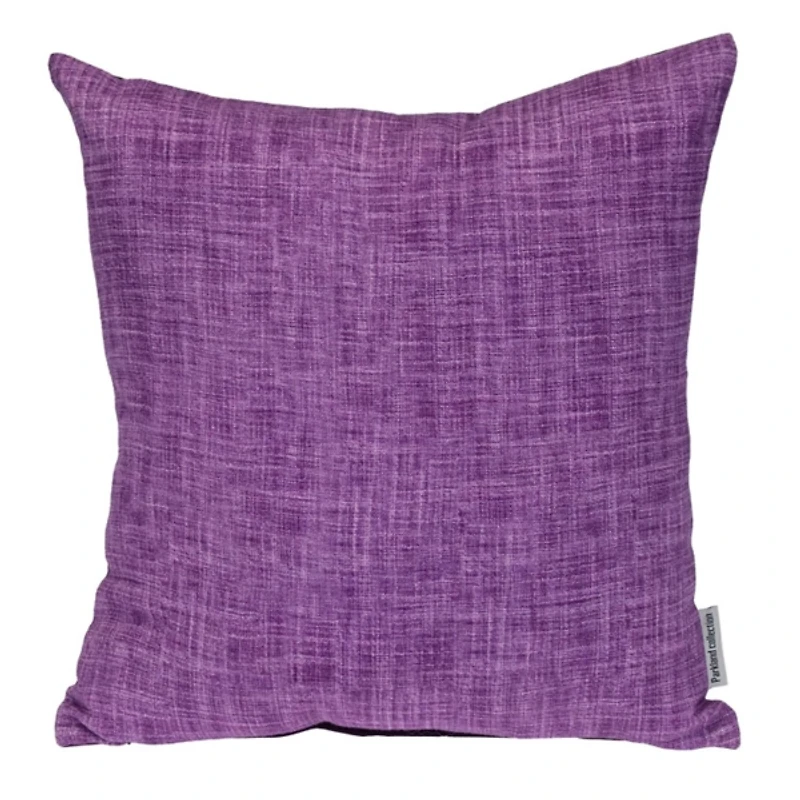 Purple Textured Velvet Pillow