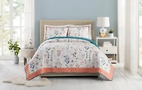 English Garden Full/Queen 3-pc. Quilt Set
