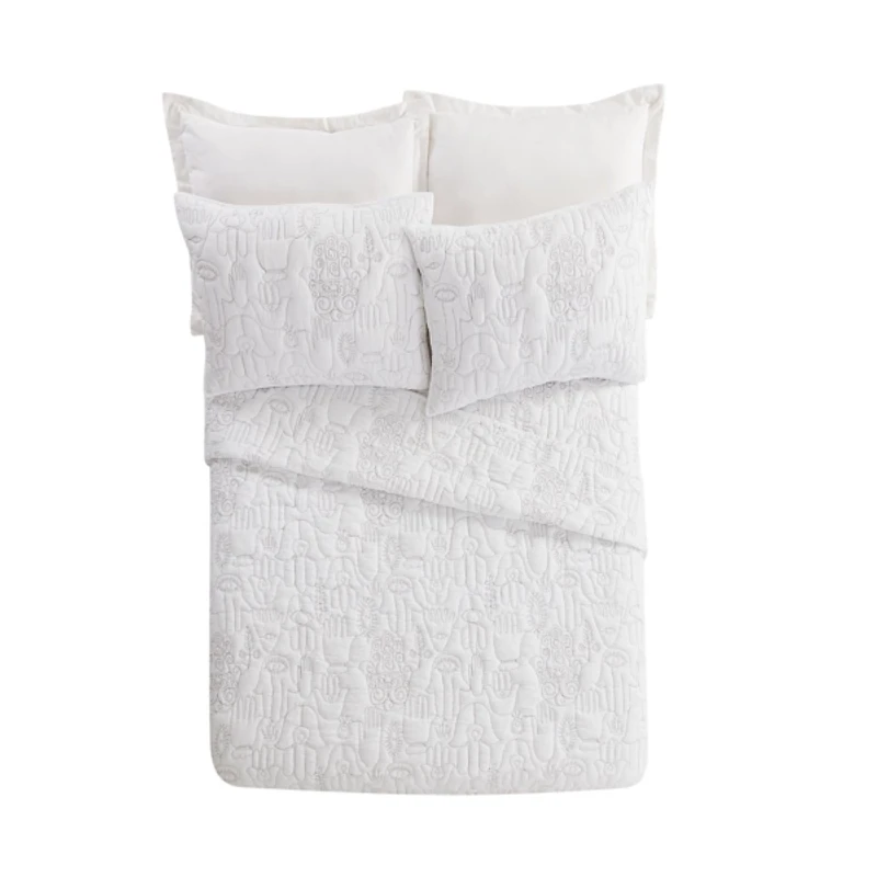 Justina Blakeney Cloud Hamsa King Quilt Set