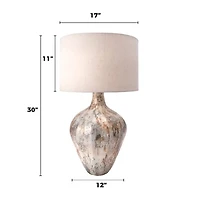 Porcini Mottled Glass Table Lamp