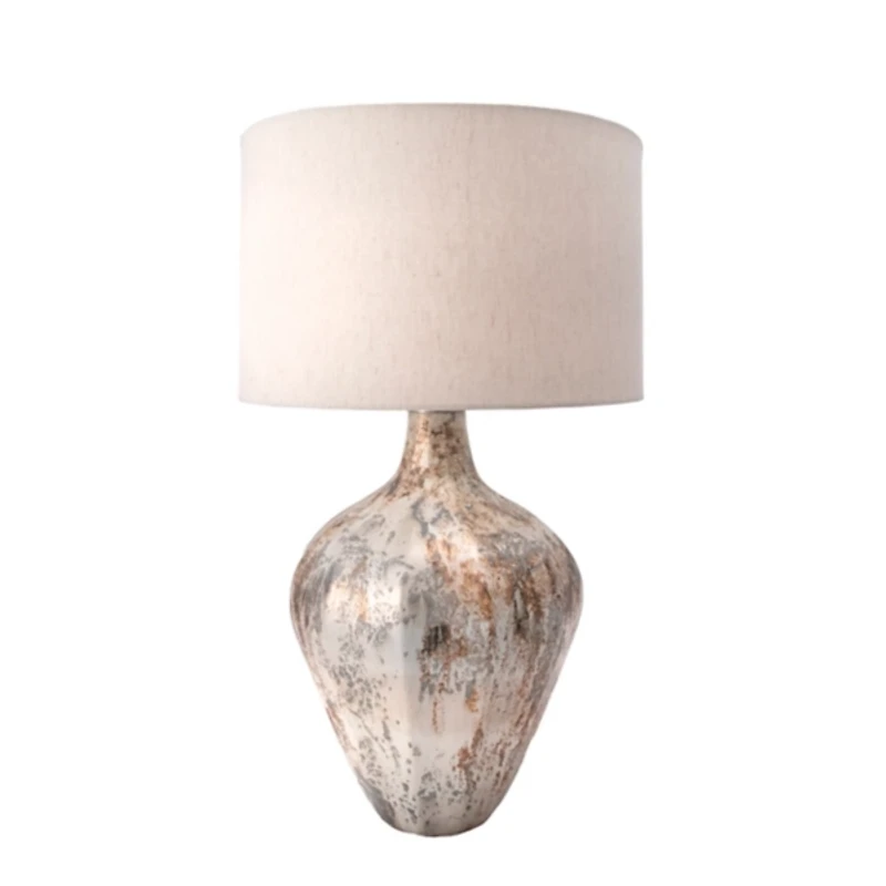 Porcini Mottled Glass Table Lamp