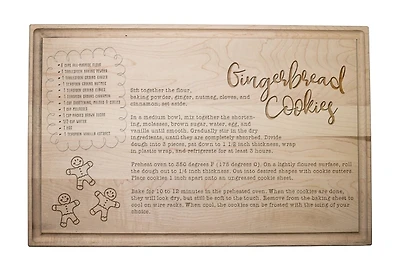 Gingerbread Cookies Maple Cutting Board