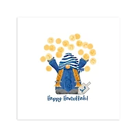 Dreidel Gelt Game Gnome Canvas Art Print