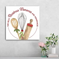 Homemade Christmas Memories Canvas Art Print