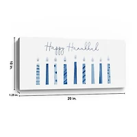 Nine Candles of Hanukkah Canvas Art Print