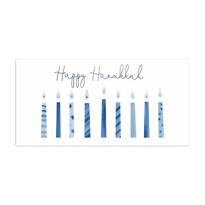 Nine Candles of Hanukkah Canvas Art Print